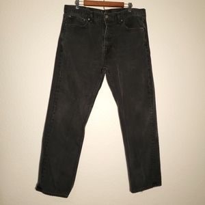 Black Washed OutMens 505 Levis 38x32